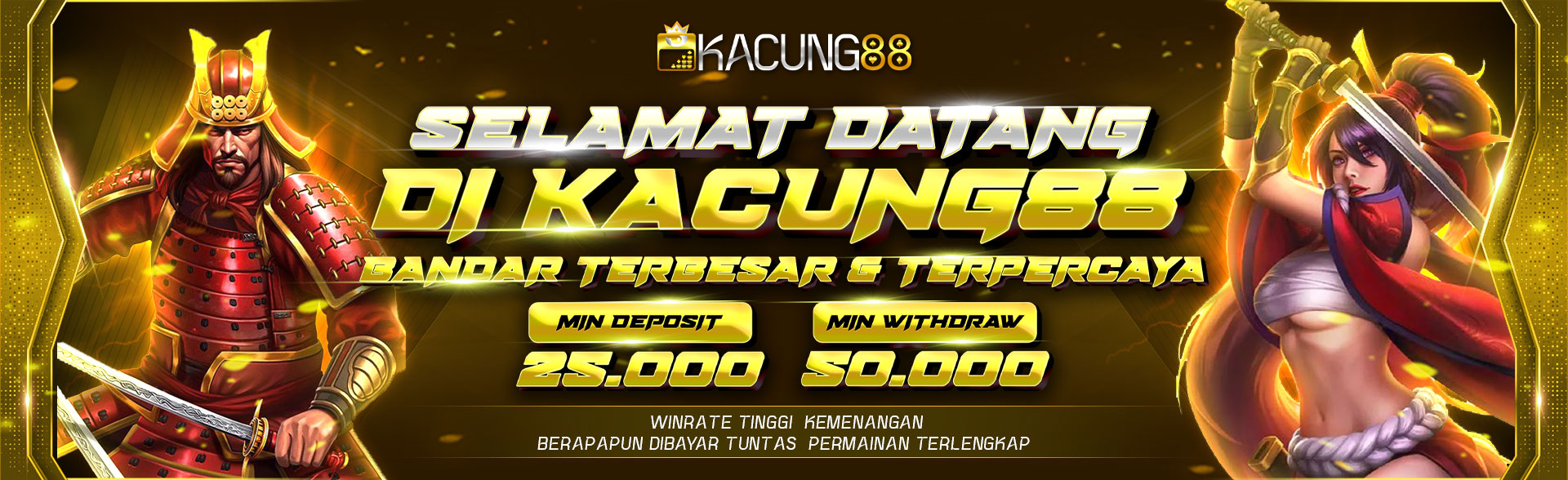 Welcome banner